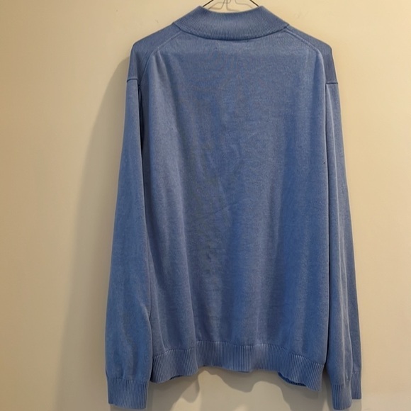 Vineyard Vines - Men’s 1/4 zip sweater. Sweatshirt.  size XL.  Light blue - Picture 7 of 12